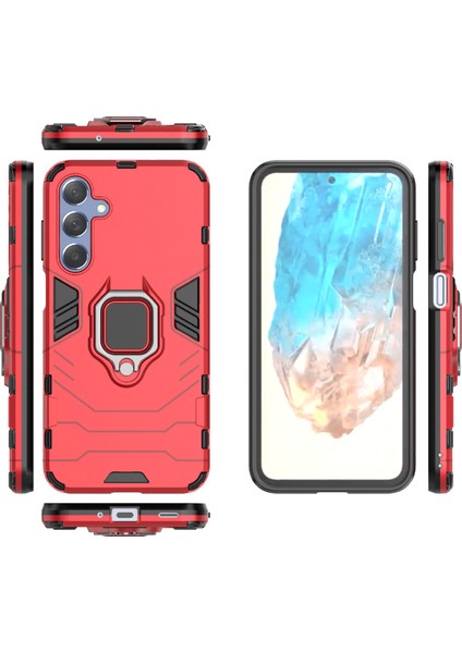 Samsung Galaxy M35 5g Halka Kickstand Pc+Tpu Koruyucu Telefon Kılıfı (Yurt Dışından) modelleri