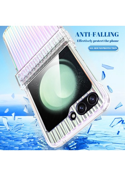 Samsung Galaxy Z Flip5 5g Menteşe Koruma Sert Pc Telefon Kapağı (Yurt Dışından)