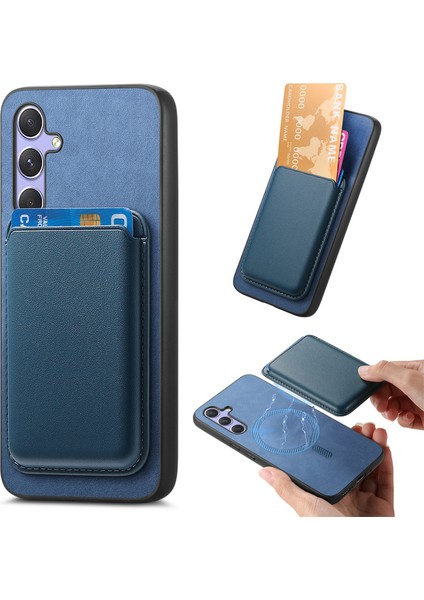 Samsung Galaxy A54 5g Manyetik Kart Sahibinin Pu Deri+Tpu Telefon Kılıfı (Yurt Dışından)