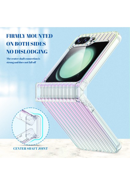 Samsung Galaxy Z Flip5 5g Menteşe Koruma Sert Pc Telefon Kapağı (Yurt Dışından) fırsatları