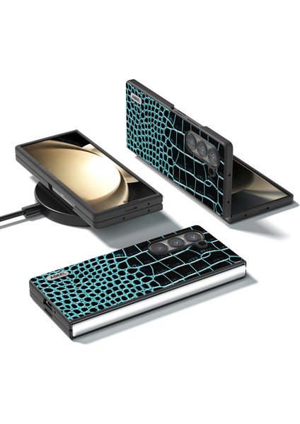 Samsung Galaxy Z Fold6 5g Timsah Dokulu Hakiki Inek Derisi+Pc Telefon Kapağı (Yurt Dışından) fırsatları