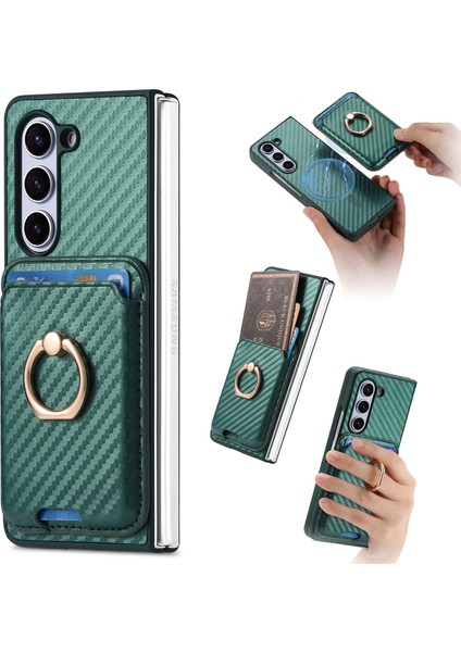 Samsung Galaxy Z Fold6 5g Deri+Pc Telefon Kılıfı (Yurt Dışından)