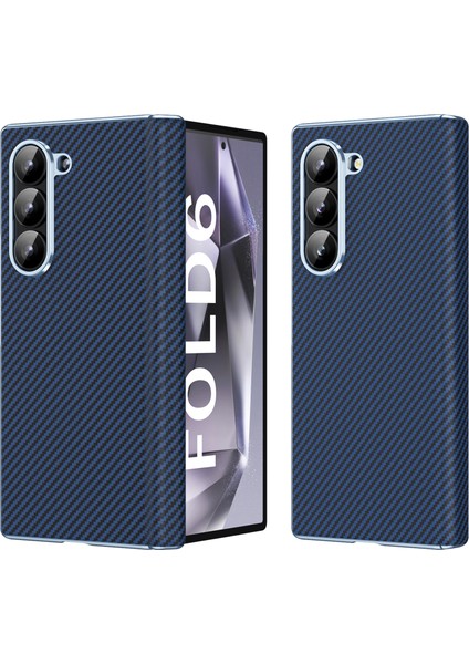 Samsung Galaxy Z Fold6 5g Deri+Pc Telefon Kılıfı Menteşe Korumalı (Yurt Dışından)