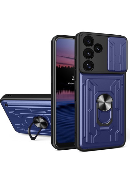 Samsung Galaxy S24 Fe Pc+Tpu Kickstand Telefon Arka Kapak (Yurt Dışından)