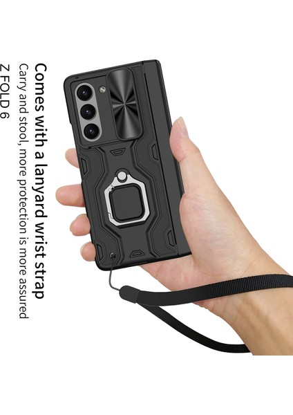 Samsung Galaxy Z Fold6 5g Kickstand Kılıf Manyetik Menteşe Koruma Pc Telefon Kapağı (Yurt Dışından) fiyatları