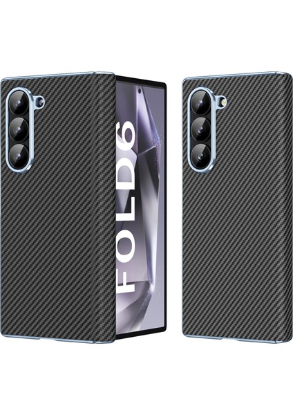Samsung Galaxy Z Fold6 5g Deri+Pc Telefon Kılıfı Menteşe Korumalı (Yurt Dışından)