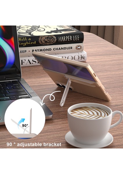 Samsung Galaxy Z Fold6 5g Kauçuk Sert Pc Kickstand Telefon Kapağı (Yurt Dışından)