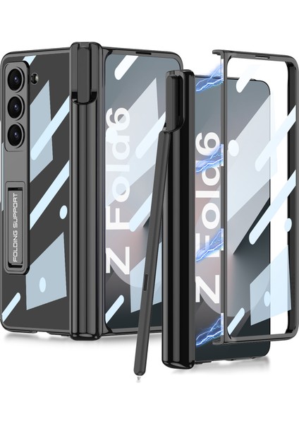 Samsung Galaxy Z Fold6 5g Kalem Yuvası Kickstand Pc Telefon Kapağı (Yurt Dışından)