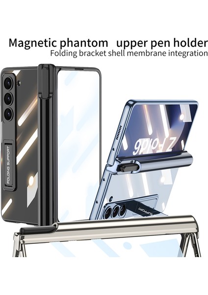 Samsung Galaxy Z Fold6 5g Kalem Yuvası Kickstand Pc Telefon Kapağı (Yurt Dışından) fiyatları