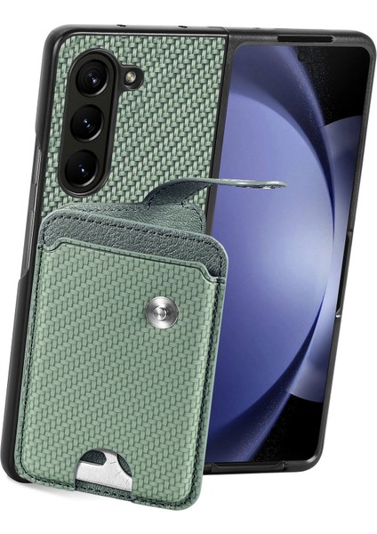 Samsung Galaxy Z Fold6 5g Karbon Fiber Dokulu Kart Tutucu Deri Arka Kapak (Yurt Dışından) indirimleri