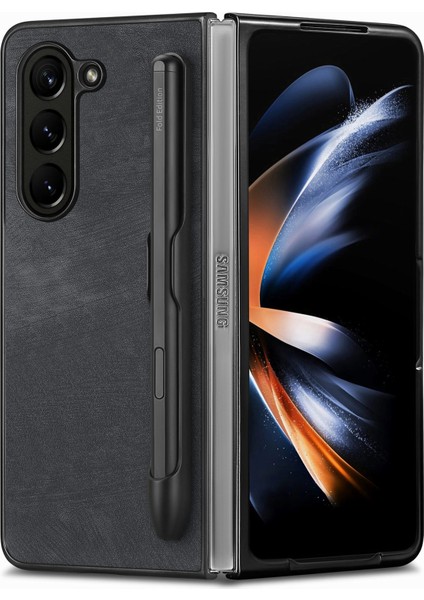Samsung Galaxy Z Fold6 5g Retro Pu Deri + Pc Kapağı (Yurt Dışından) fiyatları