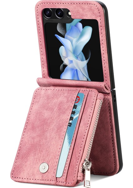 Samsung Galaxy Z Flip6 5g Kickstand Retro Deri Telefon Kılıfı (Yurt Dışından) fiyatları