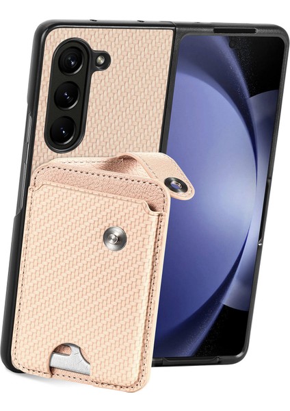 Samsung Galaxy Z Fold6 5g Karbon Fiber Dokulu Kart Tutucu Deri Arka Kapak (Yurt Dışından) indirimleri