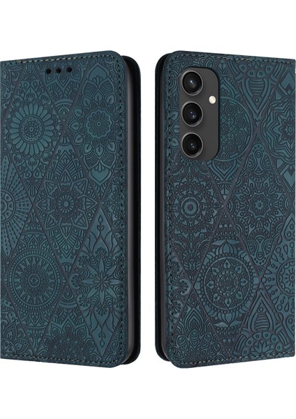 Samsung Galaxy S24 Fe Cüzdan Standlı Deri Telefon Kılıfı (Yurt Dışından)