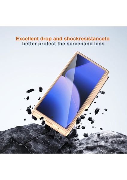 Samsung Galaxy Z Fold6 5g Kauçuk Sert Pc Kickstand Telefon Kapağı (Yurt Dışından)