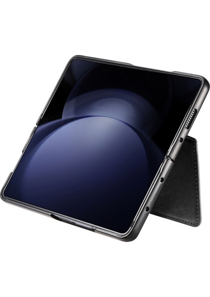 Samsung Galaxy Z Fold6 5g Deri Manyetik Çıkarılabilir Cüzdan Telefon Kapağı (Yurt Dışından)
