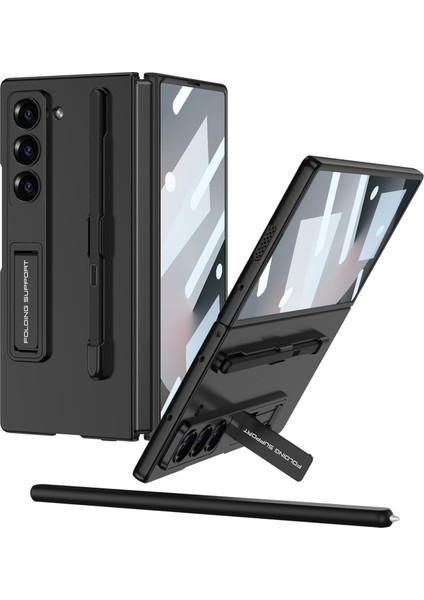 Samsung Galaxy Z Fold6 5g Kickstand Ultra Ince Pc Telefon Kapağı (Yurt Dışından)