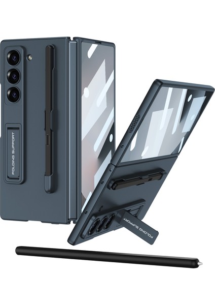 Samsung Galaxy Z Fold6 5g Kickstand Ultra Ince Pc Telefon Kapağı (Yurt Dışından)