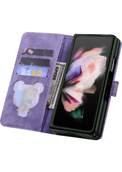 Samsung Galaxy Z Fold6 5g Deri + Pc Telefon Kılıfı (Yurt Dışından)