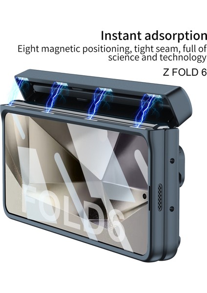 Samsung Galaxy Z Fold6 5g Kickstand Kılıf Manyetik Menteşe Koruma Pc Telefon Kapağı (Yurt Dışından) indirimleri