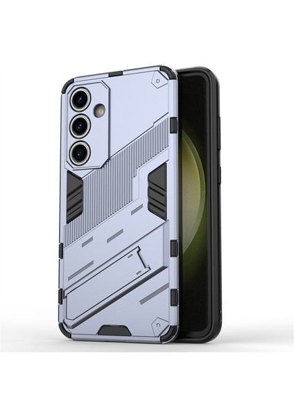 Samsung Galaxy S24 Fe Kickstand Hibrit Sert Pc Yumuşak Tpu Telefon Kapağı (Yurt Dışından)