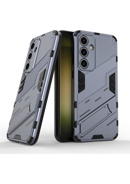 Samsung Galaxy S24 Fe Kickstand Hibrit Sert Pc Yumuşak Tpu Telefon Kapağı (Yurt Dışından)