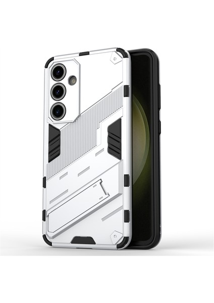 Samsung Galaxy S24 Fe Kickstand Hibrit Sert Pc Yumuşak Tpu Telefon Kapağı (Yurt Dışından)