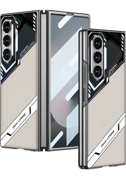 Samsung Galaxy Z Fold6 5g Darbeye Dayanıklı Pc+Pu Telefon Kılıfı (Yurt Dışından)