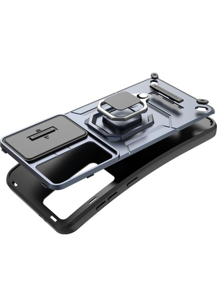 Samsung Galaxy S24 Fe Halka Kickstand Pc+Tpu Telefon Kapağı (Yurt Dışından) fırsatları