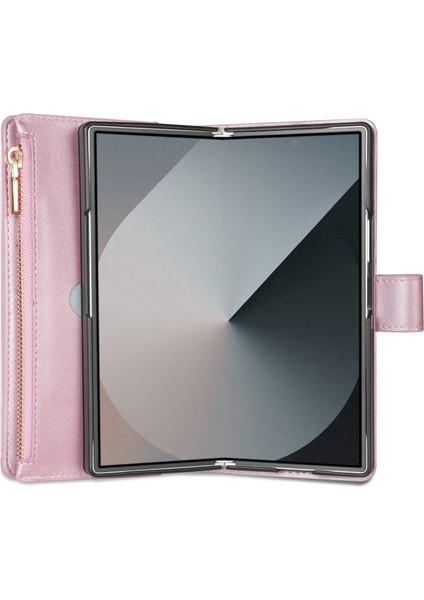 Samsung Galaxy Z Fold6 5g Dikişli Deri Cüzdan Kılıfı (Yurt Dışından) fiyatları