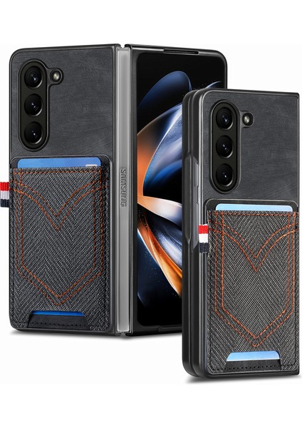 Samsung Galaxy Z Fold6 5g Deri+Pc Telefon Kılıfı (Yurt Dışından)