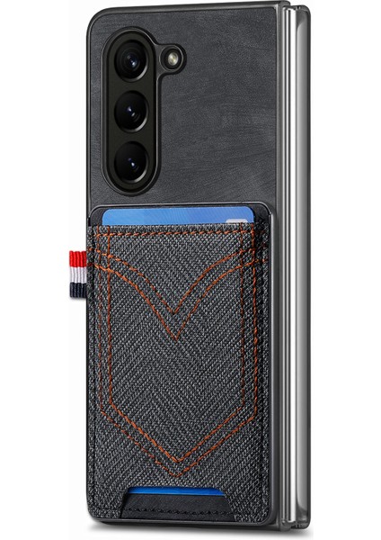 Samsung Galaxy Z Fold6 5g Deri+Pc Telefon Kılıfı (Yurt Dışından)