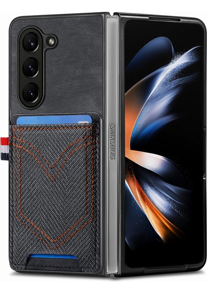 Samsung Galaxy Z Fold6 5g Deri+Pc Telefon Kılıfı (Yurt Dışından)