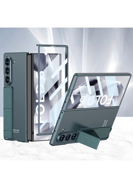 Samsung Galaxy Z Fold6 5g Darbeye Dayanıklı Sert Pc Kickstand Telefon Kapağı (Yurt Dışından)