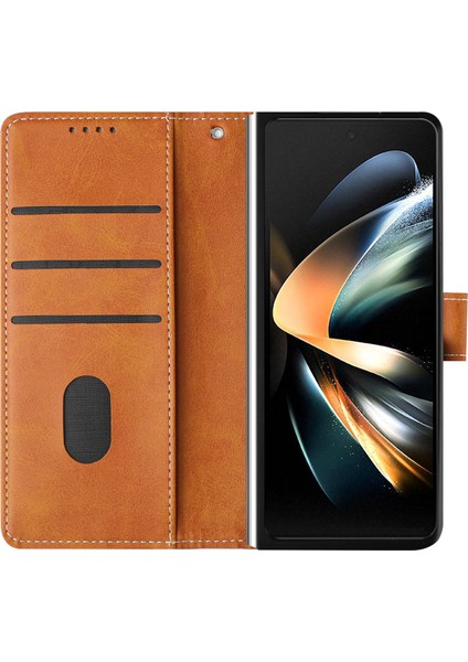 Samsung Galaxy Z Fold6 5g Standlı Cüzdan Folyo Pu Deri Telefon Kılıfı (Yurt Dışından) modelleri