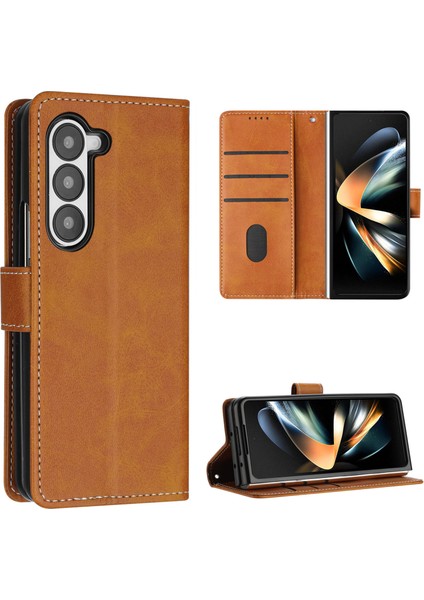 Samsung Galaxy Z Fold6 5g Standlı Cüzdan Folyo Pu Deri Telefon Kılıfı (Yurt Dışından) fırsatları