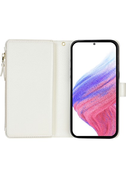 Samsung Galaxy A55 5g Fermuarlı Cep Bileklik Standı Deri Telefon Kılıfı (Yurt Dışından) fiyatları