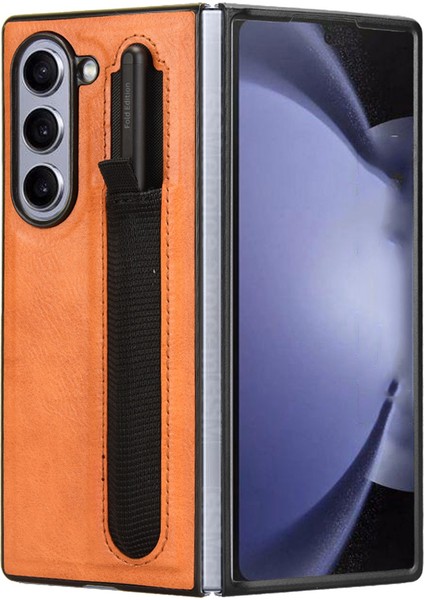 Samsung Galaxy Z Fold6 5g Retro Deri Kaplamalı Pc Telefon Kılıfı (Yurt Dışından) fırsatları
