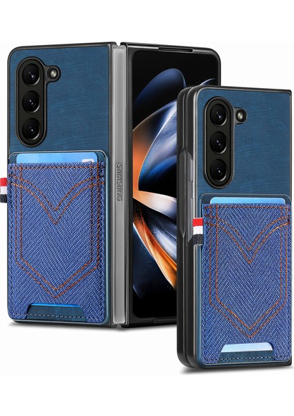Samsung Galaxy Z Fold6 5g Deri+Pc Telefon Kılıfı (Yurt Dışından)