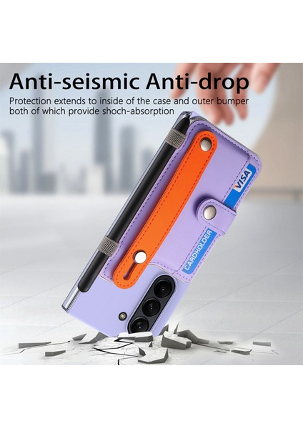 Samsung Galaxy Z Fold6 5g Bileklik Kickstand Deri + Pc Telefon Kapağı (Yurt Dışından) indirimleri