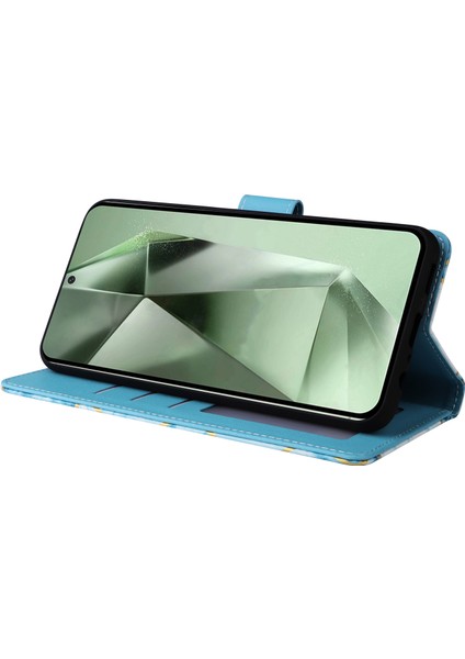 Samsung Galaxy S24 Fe Lake Mermer Desenli Deri Telefon Kılıfı (Yurt Dışından) modelleri