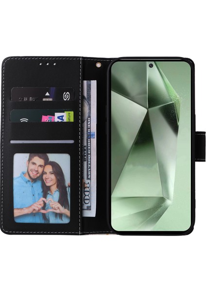Samsung Galaxy S24 Fe Lake Mermer Desenli Deri Telefon Kılıfı (Yurt Dışından) fiyatları