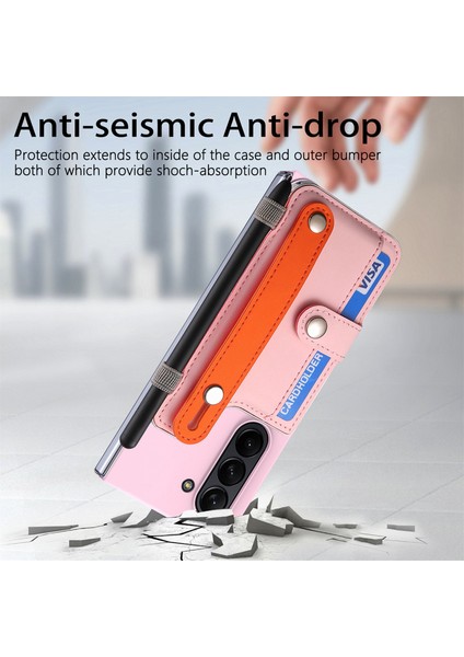 Samsung Galaxy Z Fold6 5g Bileklik Kickstand Deri + Pc Telefon Kapağı (Yurt Dışından) indirimleri