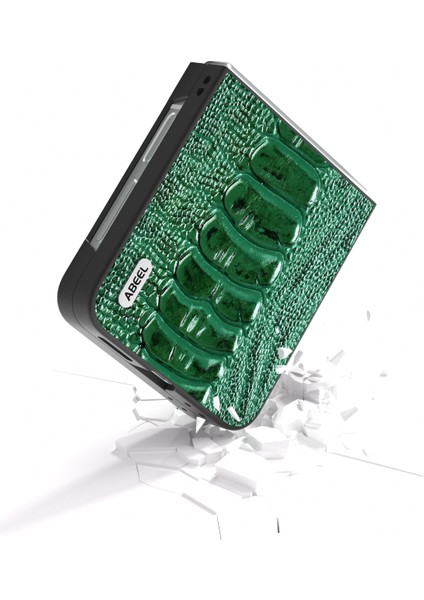 Samsung Galaxy Z Flip6 5g Timsah Dokulu Hakiki Inek Deri Arka Telefon Kapağı (Yurt Dışından) modelleri