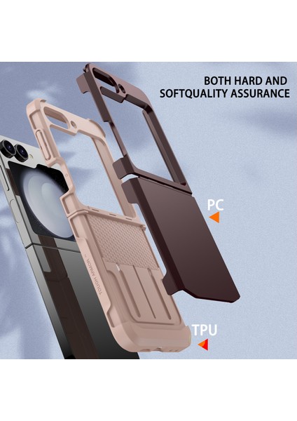 Samsung Galaxy Z Flip6 5g Tpu+Pc Telefon Kapağı Menteşe Korumalı (Yurt Dışından)
