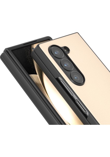 Samsung Galaxy Z Fold6 5g Pu Deri Kaplamalı Pc Koruyucu Telefon Kapağı (Yurt Dışından) modelleri