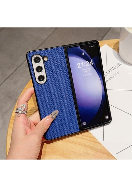 Samsung Galaxy Z Fold6 5g Dokuma Doku Pu Deri Kaplamalı Pc Telefon Kapağı (Yurt Dışından) fiyatları