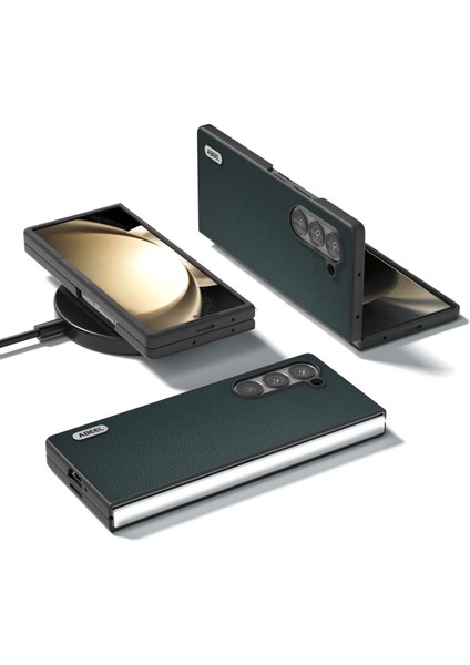 Samsung Galaxy Z Fold6 5g Hakiki Inek Deri Pc Telefon Kılıfı (Yurt Dışından) modelleri