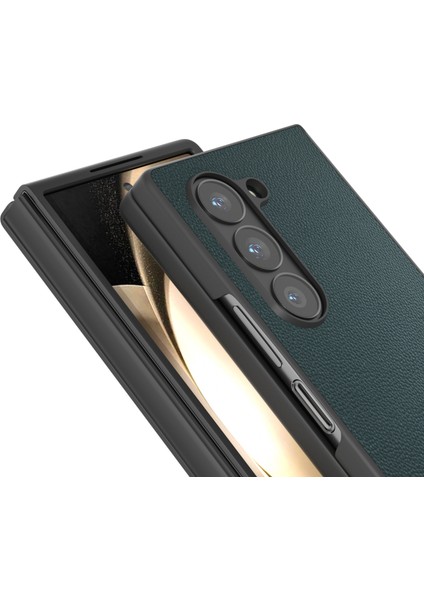 Samsung Galaxy Z Fold6 5g Hakiki Inek Deri Pc Telefon Kılıfı (Yurt Dışından) fırsatları