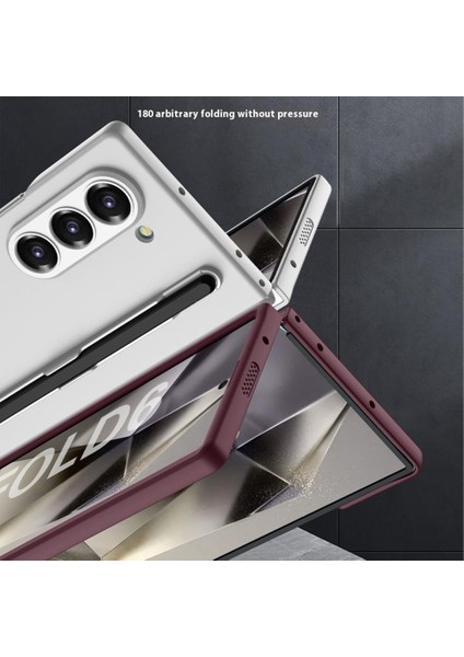 Samsung Galaxy Z Fold6 5g Anti-Drop Kalem Yuvası Pc Telefon Kapağı (Yurt Dışından)